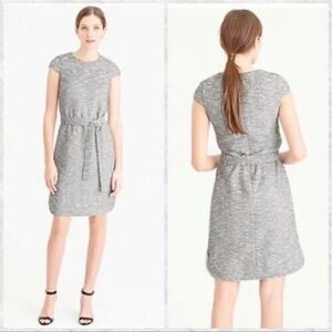 NWT JCREW Cap Sleeve Tweed Dress 8